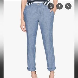 Gap Girlfriend Chambray Chino 4 Tall